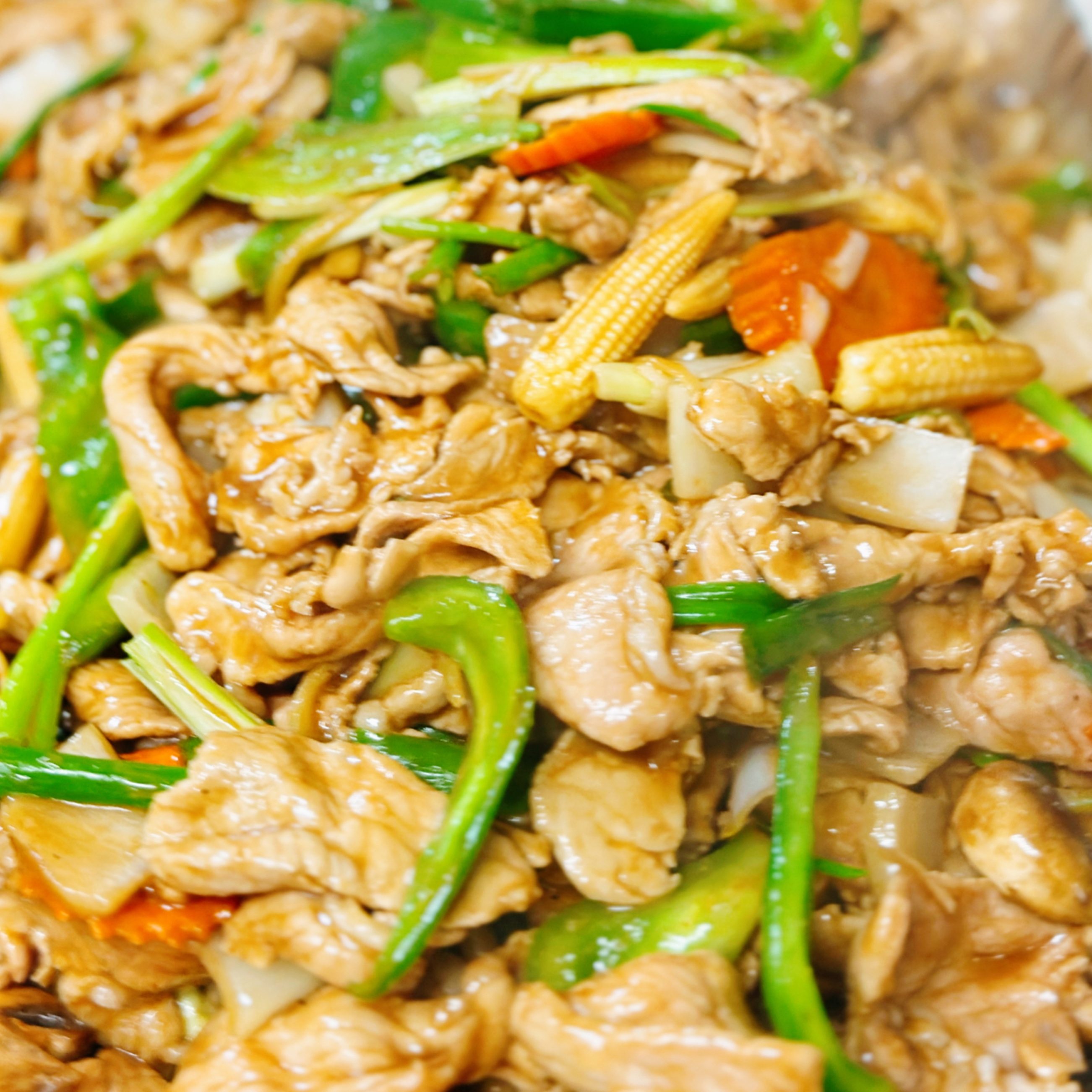 Ginger & Scallion (ผัดขิง).