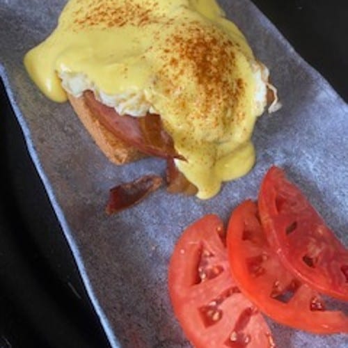 Mac's Texas Benedict.