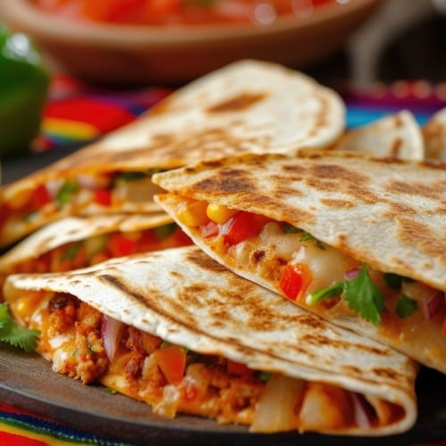 Pollo (Chicken) Quesadilla.