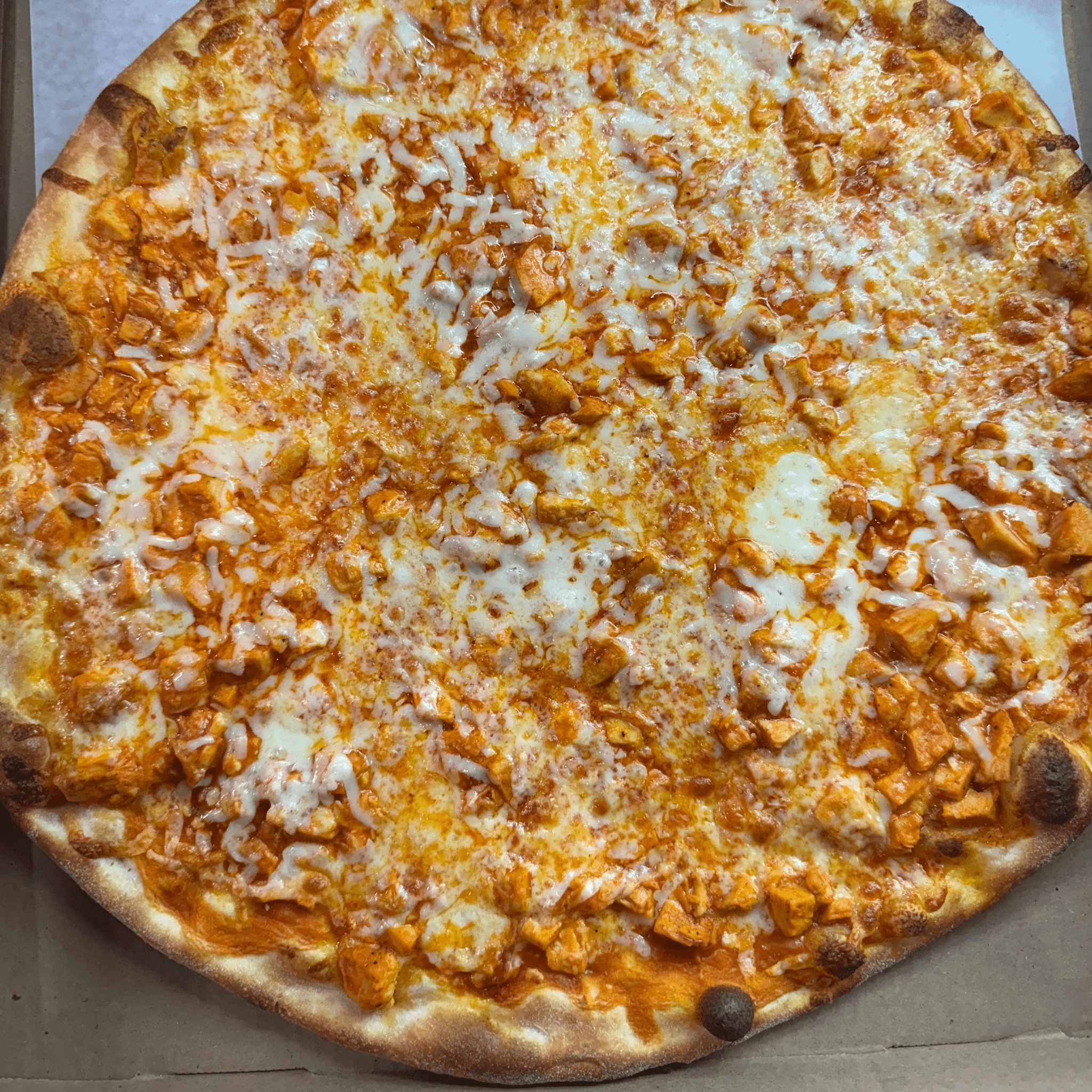 Buffalo Chicken Pizza.