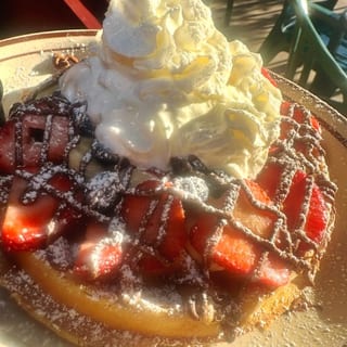 Nutella Waffle with Fruit
