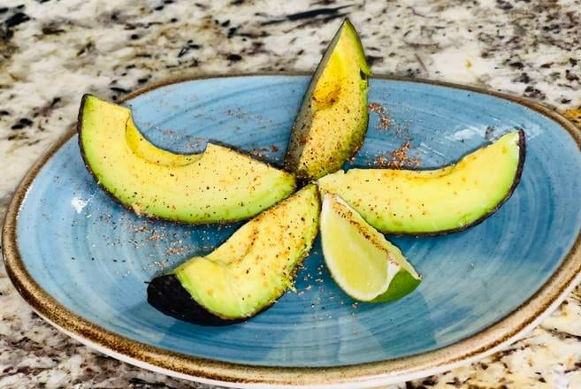 Sliced Half Avocado.