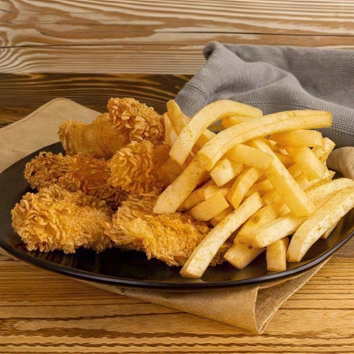 Chicken Nuggets with Fries.