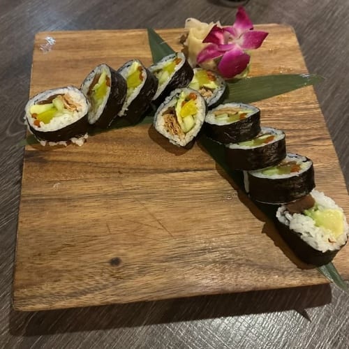 Vegetarian Futomaki Roll.