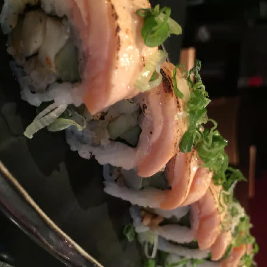 Torched Salmon Roll.