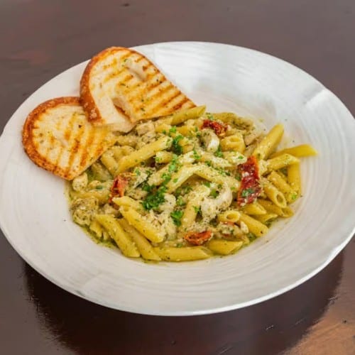 Pesto Chicken Pasta.