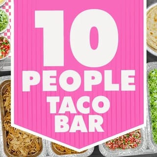 Taco Bar for 10 People