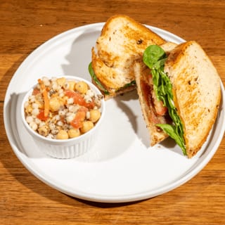 Bacon, Lettuce, Tomato & Cheddar with a Sweet Mayo Sandwich