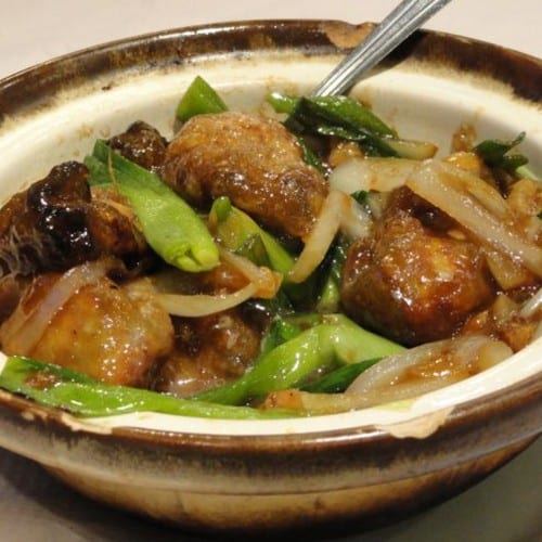 Oyster with Ginger & Green Onion.