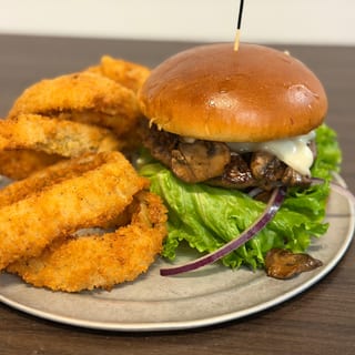 Mushroom Swiss Burger