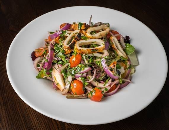 Grilled Calamari Salad.