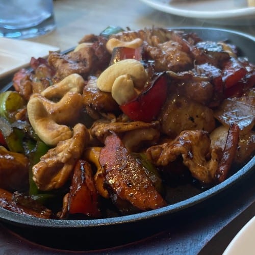 Cashew Chicken.