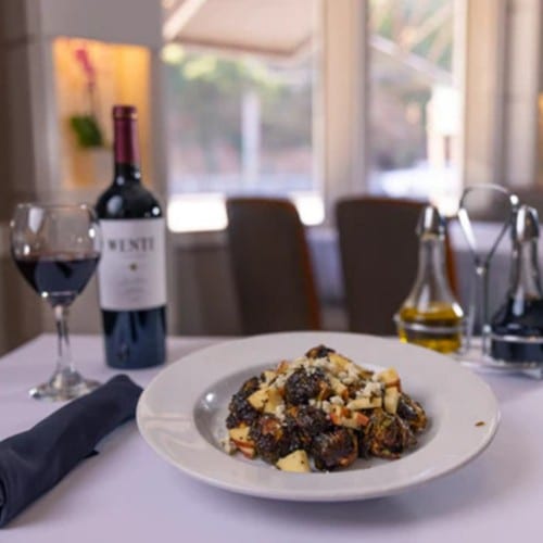 Crispy Brussels Sprouts.