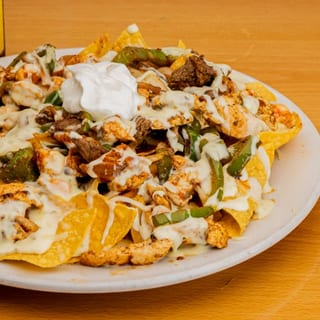 Nachos Fajita with Steak