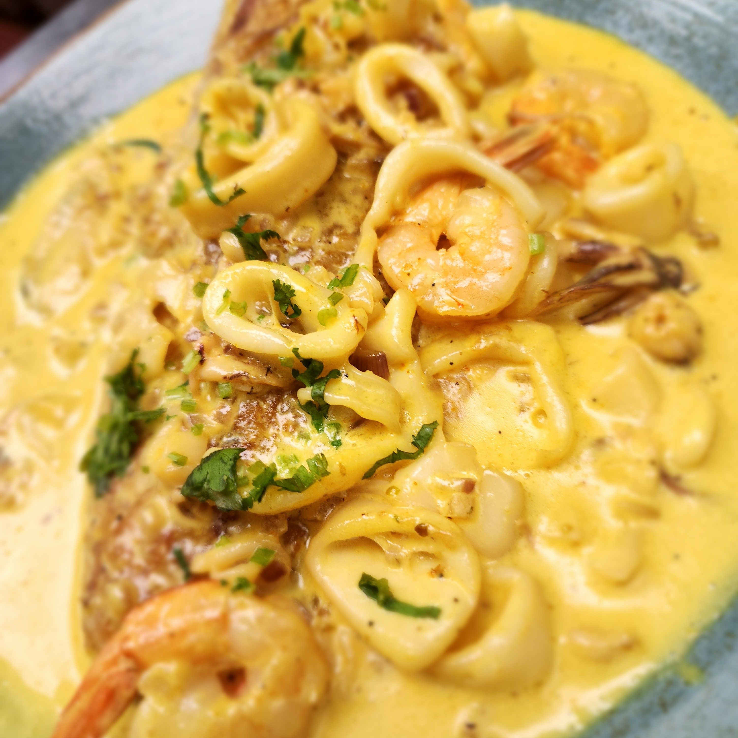 Tacu-Tacu De Mariscos.