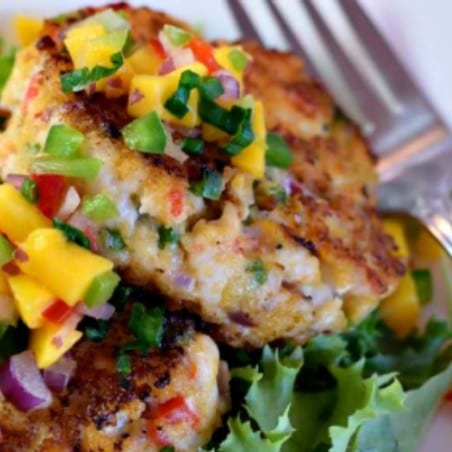 Jumbo Lump Crab Cake Salad.