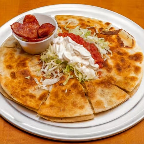 Chorizo Quesadilla.