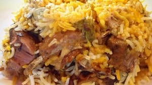 104. Goat Biryani.