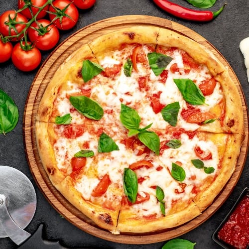 Fresh Tomatoes Pizza (Slice).