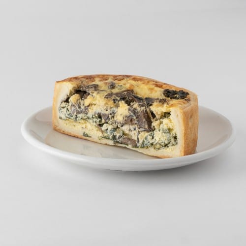 Quiche Kale & Mushrooms.