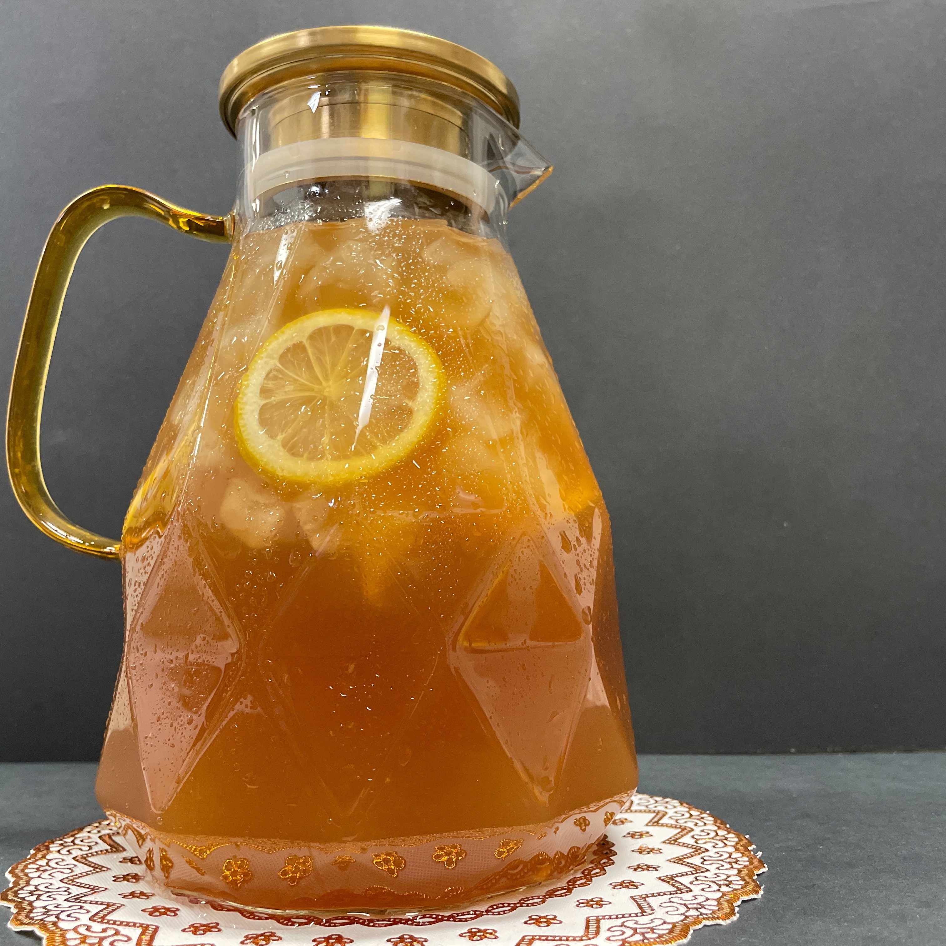 Homemade Rasberry Iced Tea.