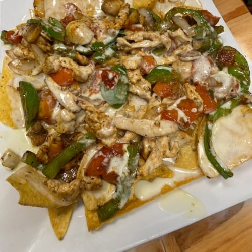 64. Fajita Nachos.