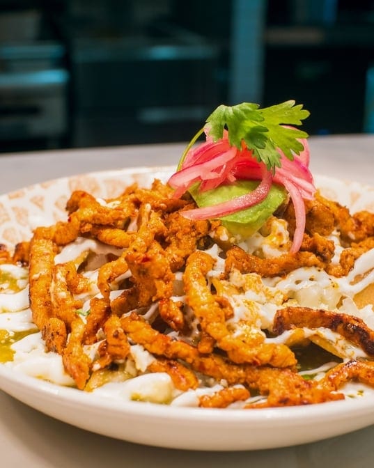 Al pastor chilaquiles.