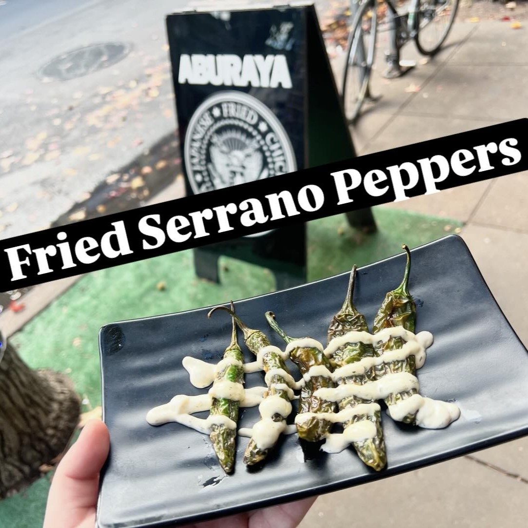 Fried Serrano Pepper.