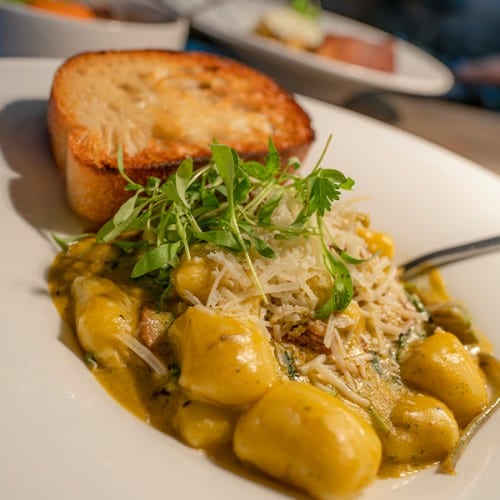 Gnocchi Al Cilantro.