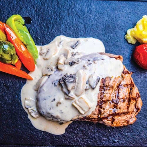 Mushroom Fillet Mignon.