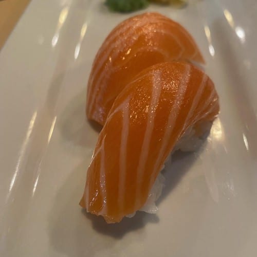 Fresh Salmon Nigiri.