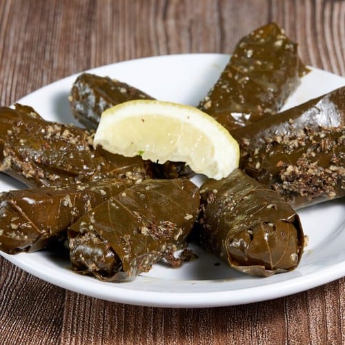 Grape Leaves Meatless.