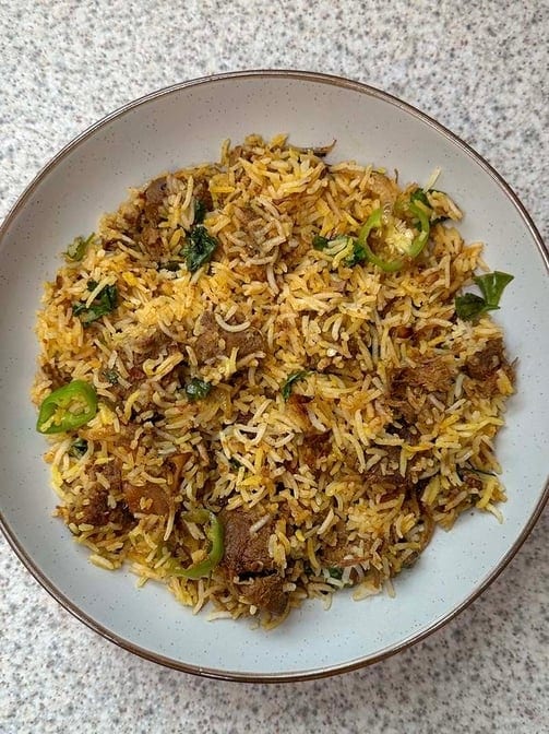 Lamb Biriyani.