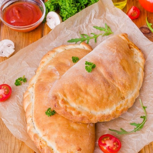 Cheeseburger Patties Calzone (Small).