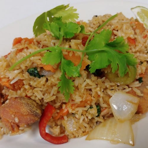 Salmon Basil Fried Rice NEW*.