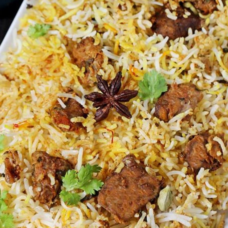 BOGO Goat Chettinad Dum Biryani.