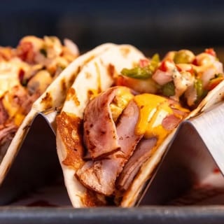 Breakfast Taco - Ham, Egg, Cheese, Pico