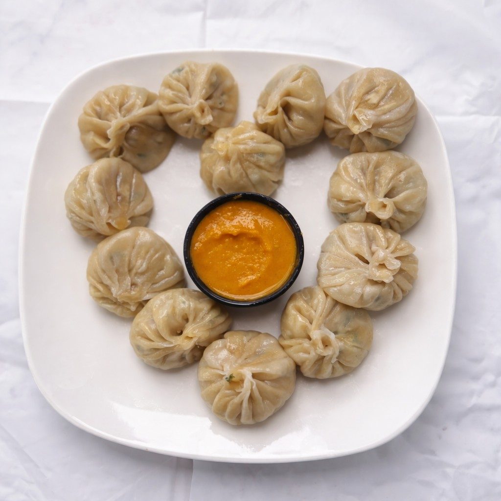 Steamed Veg Momo (10pc).