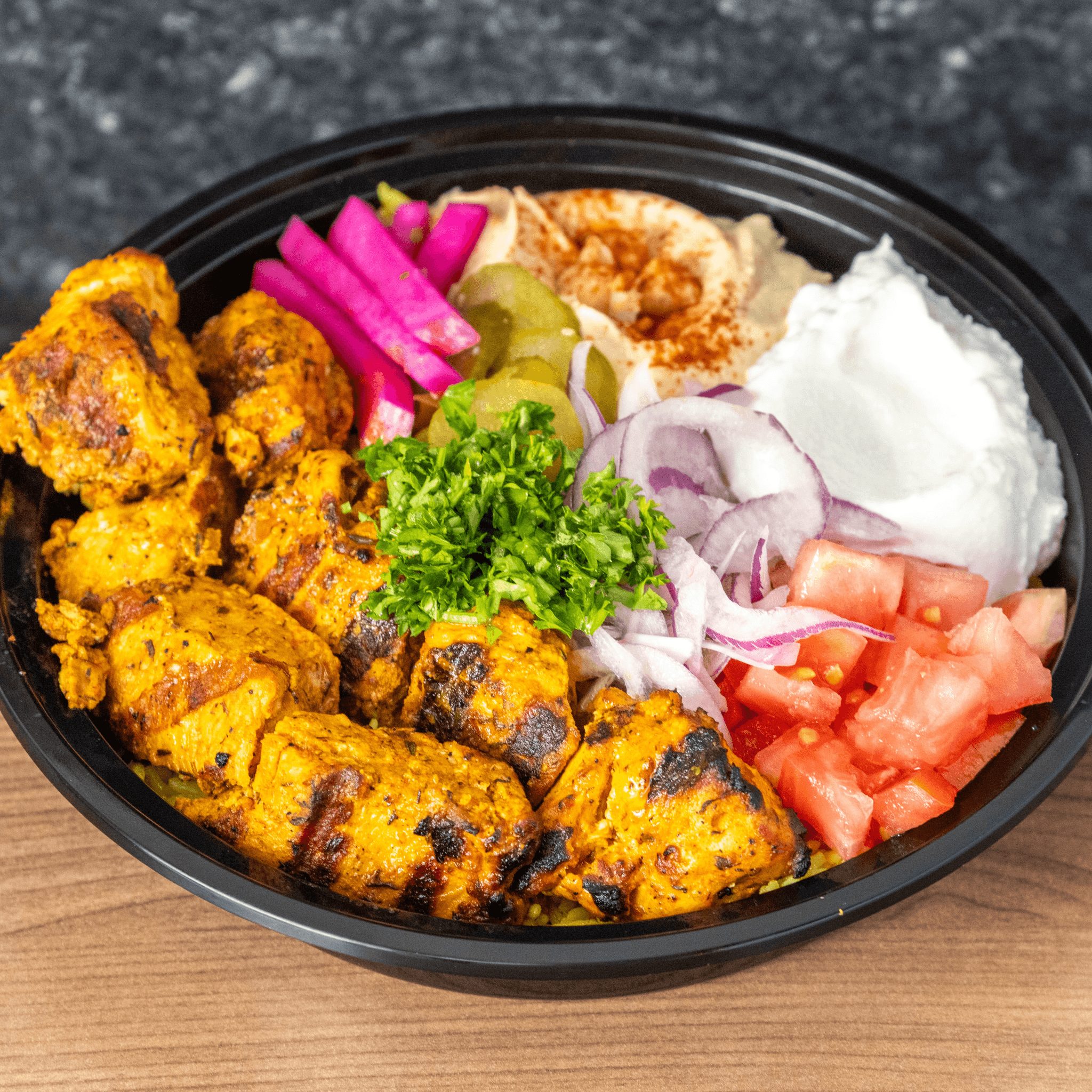 Chicken Tawook Bowl.