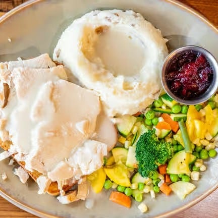 Old Fashioned Hot Roast Turkey.