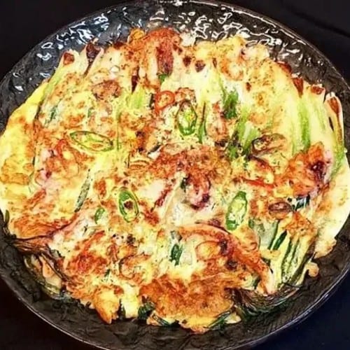 Seafood Pancake 해물파전.