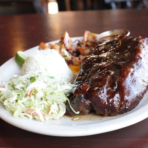 BBQ Ribs (1/2 Rack) Dinner.