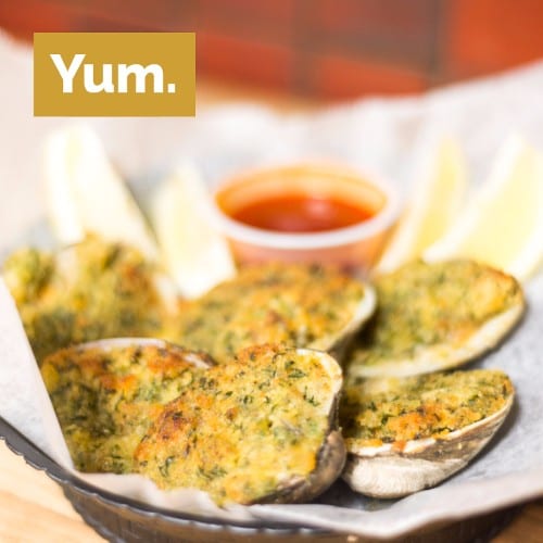 Baked Clams.