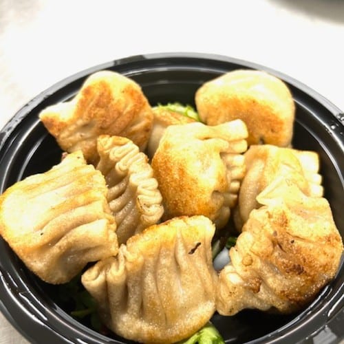Pan-Fried Dumplings.