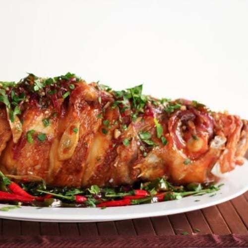 Crispy Whole Red Snapper (1.75 Lb).