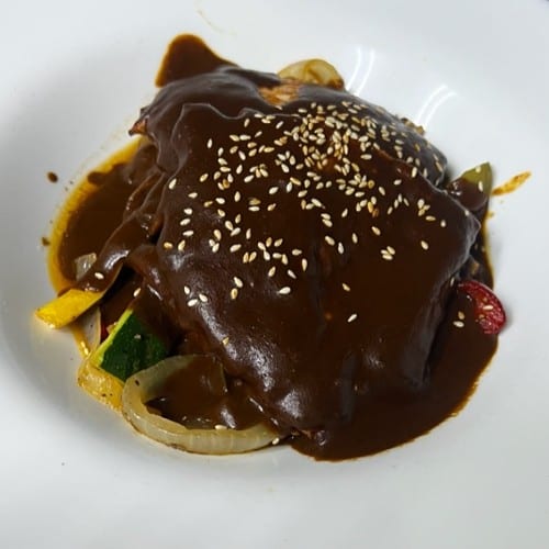 Grilled Chicken Mole.