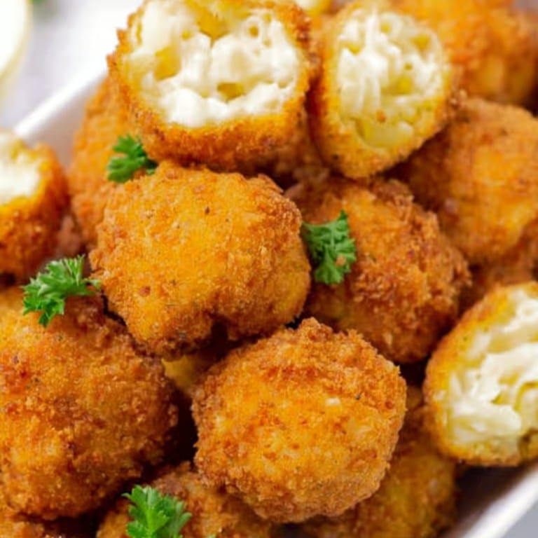 Mac N Cheese Bites.