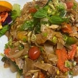 Pim's Chicken Drunken Noodle.