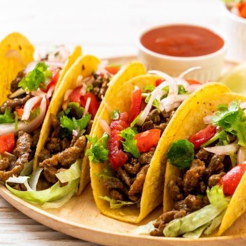 Mixtos (Mix Pork/Steak) Taco.