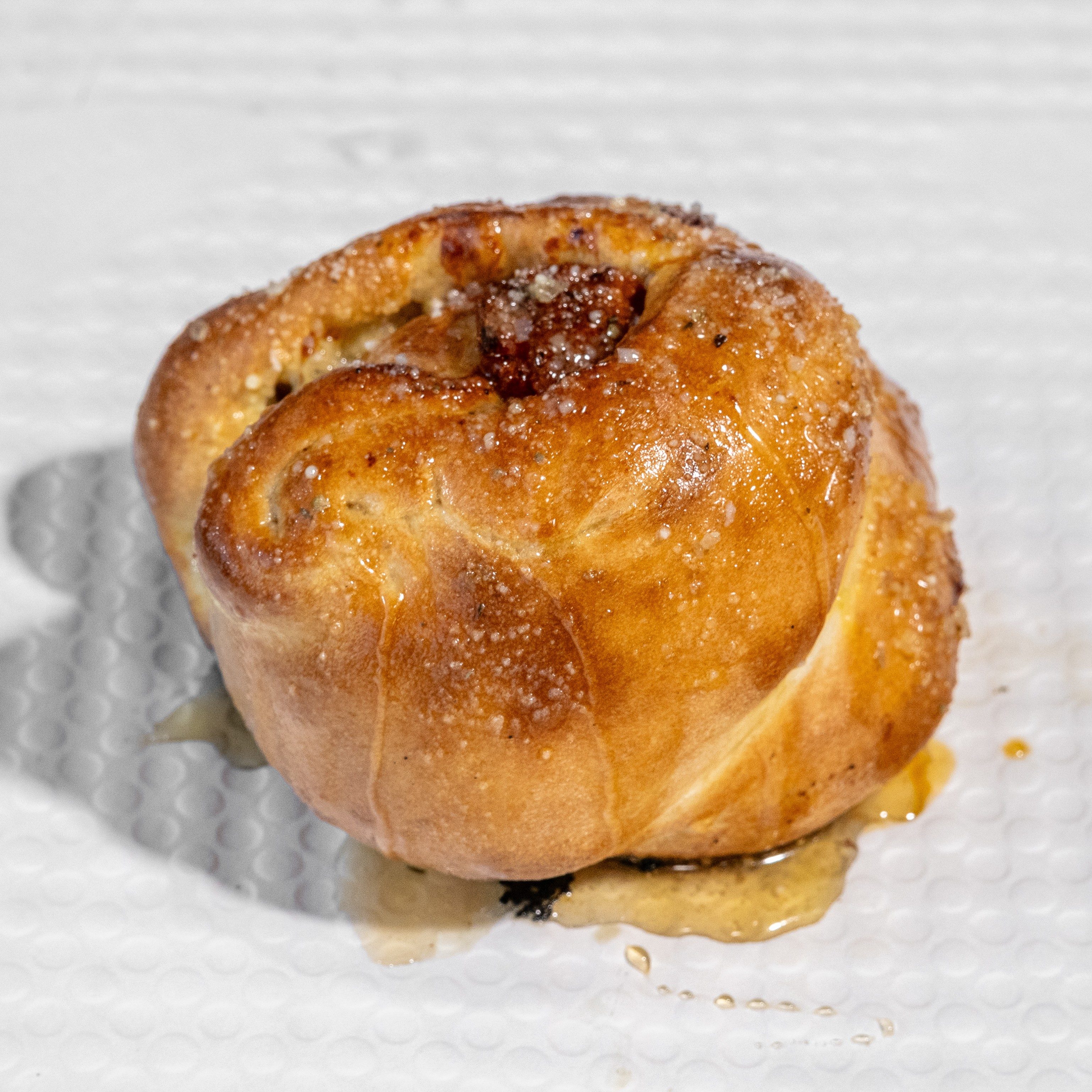 Hot Honey Pepperoni Pinwheel.